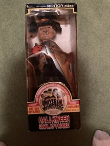 1989 TELCO MOTION-ETTES HALLOWEEN WITCH 16-20" MOVES, LIGHT UP EYES SKULL, SOUND - Picture 1 of 3