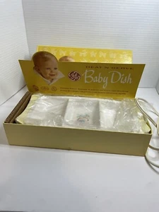Plato de comida para bebé Baby GE calentar y servir caja original plato para servir utilería de película - Imagen 1 de 9