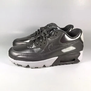 UNISEX RAGAZZO RAGAZZA NIKE AIR MAX 90 LTR SE GS METALLIZZATE TAGLIA 6,5Y 897987 005 NUOVE - Foto 1 di 4