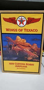 ¡AVIÓN CURTISS ROBIN DE TEXACO 1929 COLECCIONABLES ERTL ALAS DE TEXACO! Sexto de lote antiguo - Imagen 1 de 6