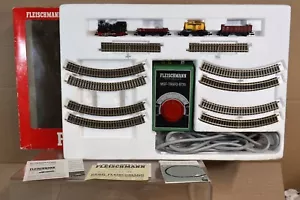 Fleischmann 9315 N STÄRKE DB 0-6-0 LOK 7 OFFEN & SCHALEN TANKWAGEN STARTERSET OJ - Bild 1 von 24