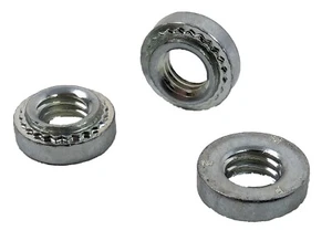1000 PennEngineering SS-032-1ZI 10-32 Self-Clinching Threaded Nut Steel/Zinc NEW - Picture 1 of 5