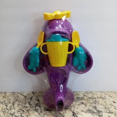 Juego de vajilla Fun House Baby Sippy Cup cuchara tenedor juego avión púrpura nuevo, sellado Foto 1 de 4