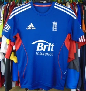 ENGLAND 2013 ONE DAY adidas CRICKET SHIRT TRIKOT TOP KLEIN - Bild 1 von 6