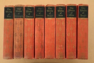 Black's Readers Service Company Vintage Lot of 8 Works by Famous Authors 1927 28 - Foto 1 di 3