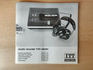 Bedienungsanleitung Studio Recorder 720 Stereo ITT Schaub-Lorenz - Bild 1 von 4
