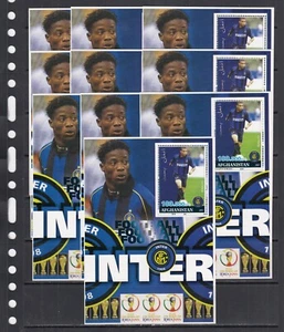Ronaldo INTER Soccer Football 2001 Afghanistan MNH 1 S/s perf X 10 Wholesale lot - Bild 1 von 1