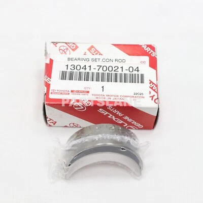 Cojinete de varilla de conexión genuino OEM 13041-70021-04 Toyota Crown Lexus IS200 IS300 Foto 1 de 2