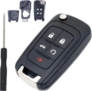 Key Fob Case Cover Replacement Fits for Chevy Cruze Camaro Impala Equinox GMC Te - Picture 1 of 7