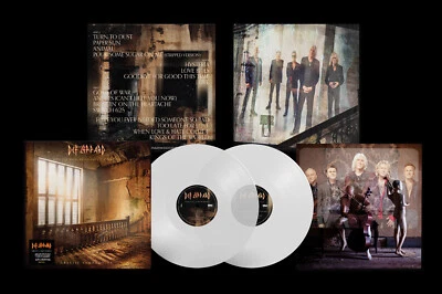 Def Leppard (With Orchestra) Drastic Symphonies Double Vinyle LP Coloré Blanc - Photo 1/2