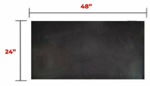 WD-47 Import Tooling Full Grain Cowhide Leather Piece 24"x48" 5/6oz(2.0mm) BLACK - Picture 1 of 6