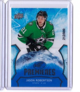 2020-21 Upper Deck Ice Premieres - you choose - Jason Robertson /999 /499 +