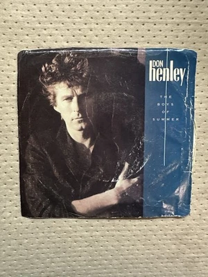 Don Henley The Boys of Summer 7" Vinyl Record 1984 Geffen Rock 45 RPM Foto 1 de 4
