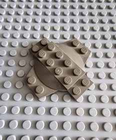 Lego Cross Plate Plate 6x6 Vintage Dark Gray 30303 Set 7151 7311 4990 P26