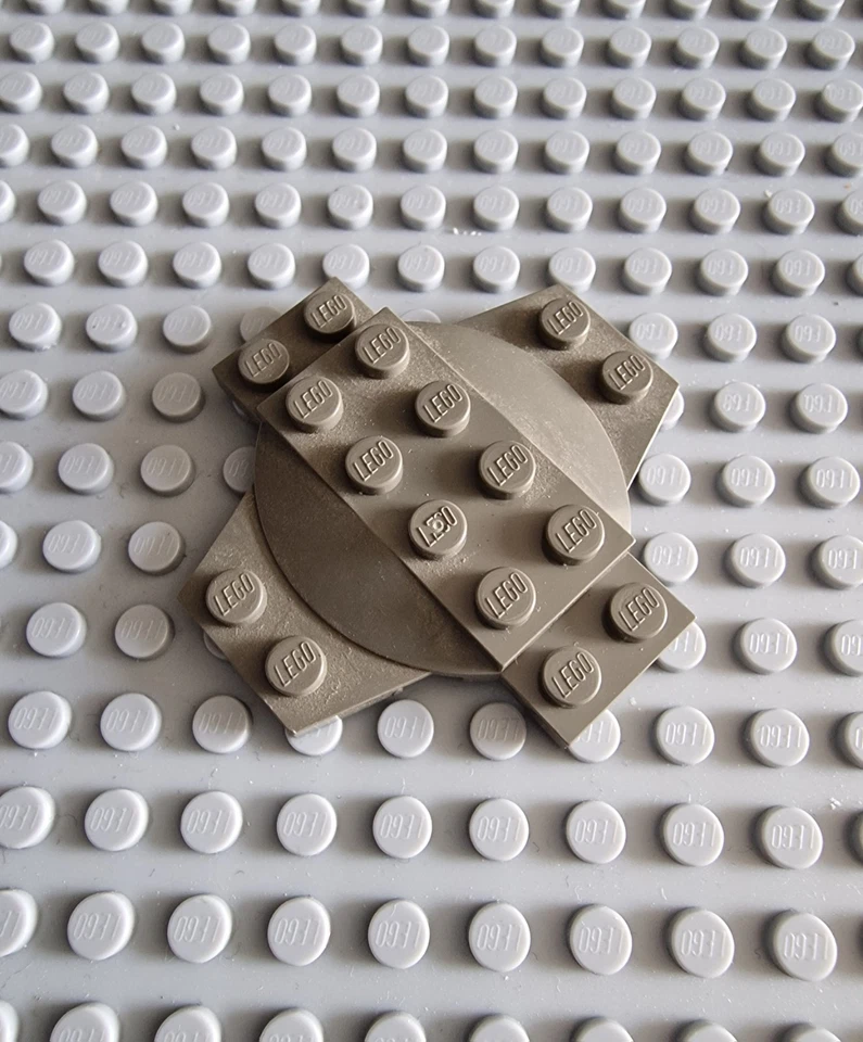 Lego Kreuzplatte Platte 6x6 alt dunkelgrau 30303 Set 7151 7311 4990 P26 - Bild 1 von 1