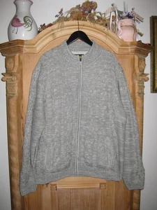 Warme Herren Strickjacke innen weich gefüttert Gr.5XL Atlas for Men grau - Bild 1 von 1