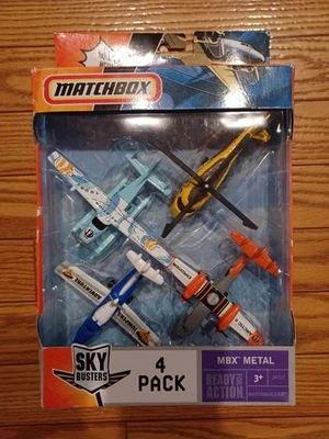 2006 Matchbox Skybusters 4 Упаковки Snowlander Двойной Двигатель Самолет и Cessna Туры - Изображение 1 из 4