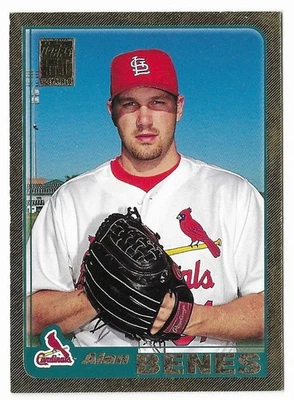 Tarjeta paralela numerada 2001 Topps Gold #417 Andy Benes/2001 de los Cardenales de San Luis Foto 1 de 2