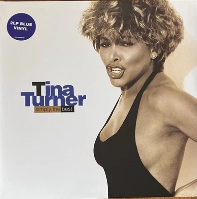 TINA TURNER  - SIMPLY THE BEST - LIIMITED DOUBLE BLUE VINYL 2xLP  GREATEST HITS - Image 1 of 3