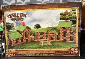 Tumble Tree Timbers Logs Wood Play Set 300 Piece Compatible w/ Lincoln Logs - Picture 1 of 6