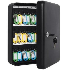 Key Cabinet Wall Mount Key Lock Box with Key Management Locking Key Organizer - Picture 1 of 10
