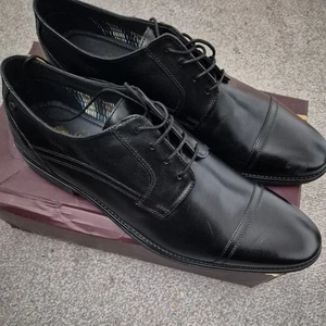 Base London novara lace up shoes in black uk 12 - Foto 1 di 5
