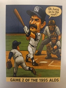 Yankees Caricatures Custom Card - Mattingly 1995 ALDS Homerun - Bild 1 von 2