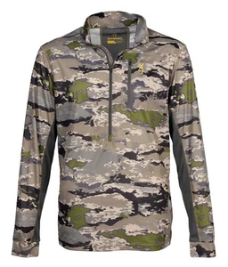 Browning Early Season 3/4 Zip Shirt Hunting Camouflage Ovix Men's Size: 3XL - Picture 1 of 4