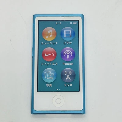 iPod nano 7th generation 16GB iPod nano (PRODUCT) Blue Working Used - Image 1 of 4