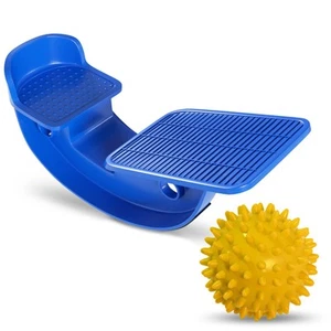 Foot Rocker Calf Stretcher with Spiked Ball Massager - for Plantar Fasciitis,... - Picture 1 of 6