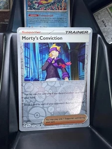 Morty's Conviction 155/162 SV05: Temporal Forces Reverse Holo - Picture 1 of 1