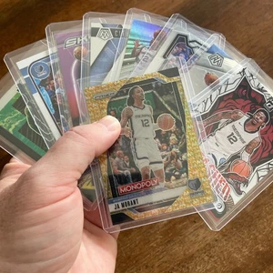 Ja Morant Lot mit SP Monopoly Gold Millionaire Shimmer Prizm /500, 9 Karten Pack - Bild 1 von 6