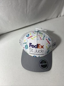 Boco Gear FedEx St. Jude Championship Correa Ajustable Malla-Back Sombrero “NUEVO CON ETIQUETAS” - Imagen 1 de 5