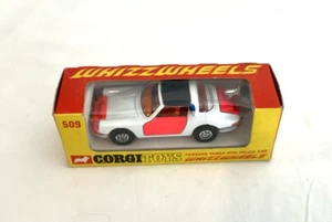 Corgi 509 Rijkspolitie Whizzwheels 1/43 Vintage Gr Britain. Orig.Box. MNM-NIB! - Picture 1 of 14