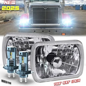 Faros LED 5x7" 7x6 para International 7300 9200 9400 9900 4700LP X 5900i 2 piezas - Imagen 1 de 17