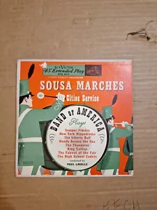 Sousa Marches, Cities Service Band_America, Lavalle 3014 RCA VICTOR 1952 EP VG+ - Picture 1 of 8