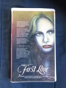 Maximilian Schell’s FIRST LOVE on VHS in Clamshell case 1970/1987 Rare TESTED VG - Picture 1 of 3