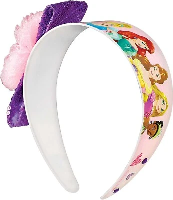 BRAND NEW LOT OF 4 DISNEY PRINCESS DELUXE HEADBANDS BIRTHDAY PARTY FAVORS - Image 1 of 3
