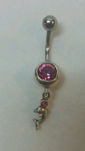 Bauchring Sterlingsilber mit Schmucksteinen  - Bild 1 von 2