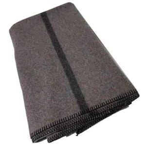 1950's Canadian Civil Defense 100% Wool Blanket, top quality, free U.S. shipping - Picture 1 of 9