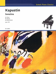 Sonatina Op 100 Sheet Music Piano Solo Nikolai Kapusti Book NEW 049045698 - Picture 1 of 1