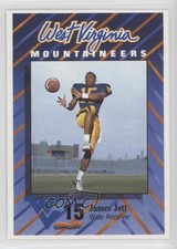 1991 West Virginia Mountaineers Team Issue James Jett #21