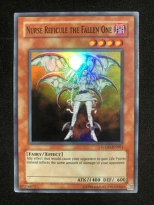 Yugioh GX05-EN001 Nurse Reficule The Fallen One Super Rare Unlimited - Picture 1 of 2