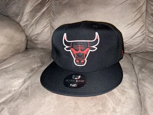 Chicago Bulls BLACK RED Ultra Game NBA Snapback Hat Cap - Brand NWT. A - Picture 1 of 6