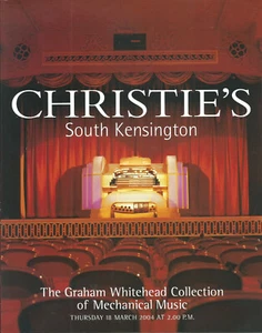 CHRISTIE’S SK Mechanical Music Whitehead Collection Auction Catalog 2004 - Imagen 1 de 1