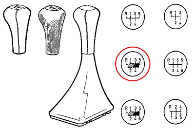BMW M 5 velocidades palanca de cambios emblema insignia E30 E32 E34 E36 E38 E39 E46 25111221613 Foto 1 de 2