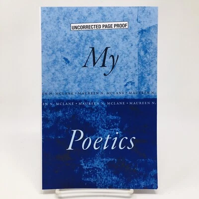My Poetics ARC Maureen McLane Experimental Work Criticism from Romantic Poetry - Image 1 of 4