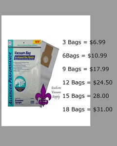 Sears CLOTH Kenmore Upright Vacuum Bags by DVC- Type U & O 50688,50690,5068 - Picture 1 of 1