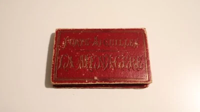 Ancien XIXe Siècle Porte-aiguilles Pliant AU BON MARCHÉ X HENRY WILWARD & SONS - Photo 1/4