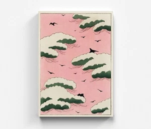 Lindo animal lienzo pájaros arte murales lienzo de colores arte imagen - Imagen 1 de 7